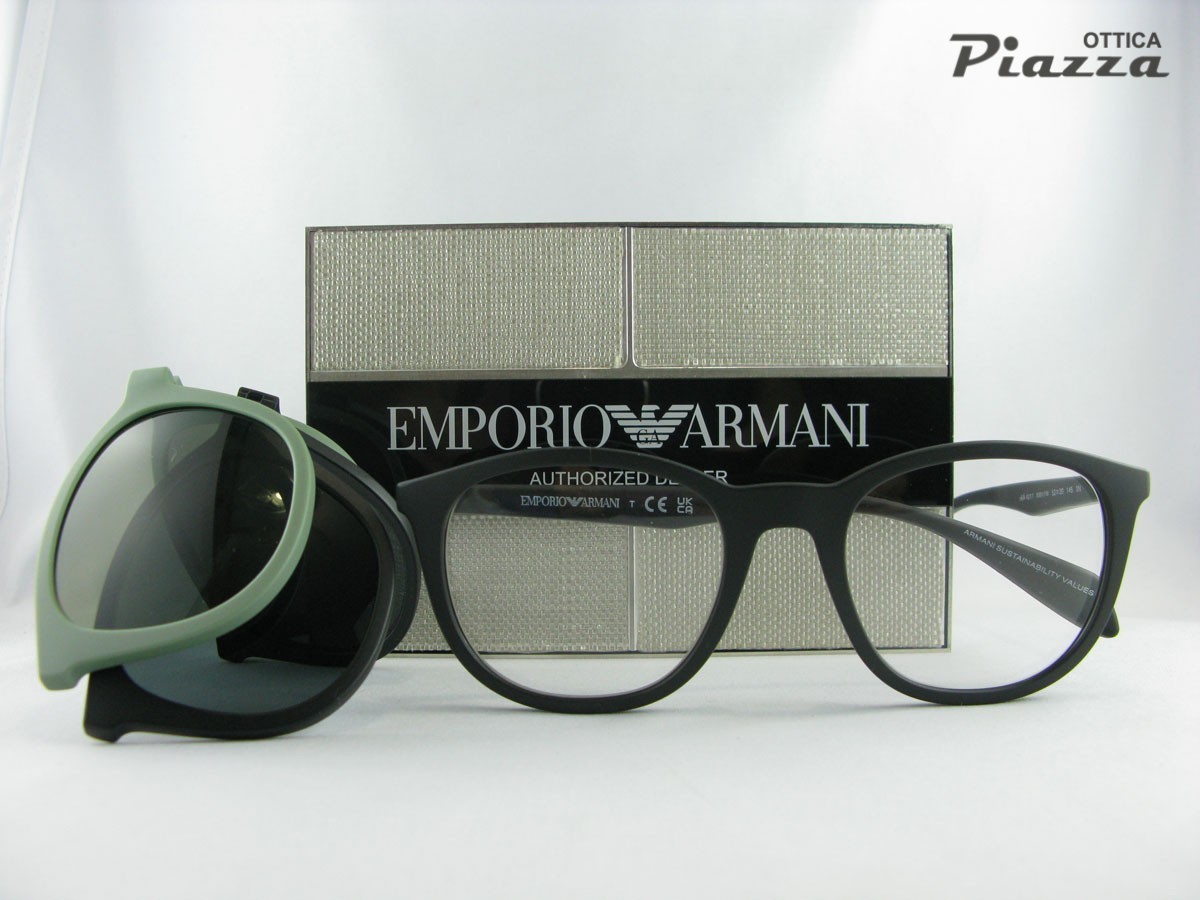 Occhiali da vista Emporio Armani EA4211 50011W clip on