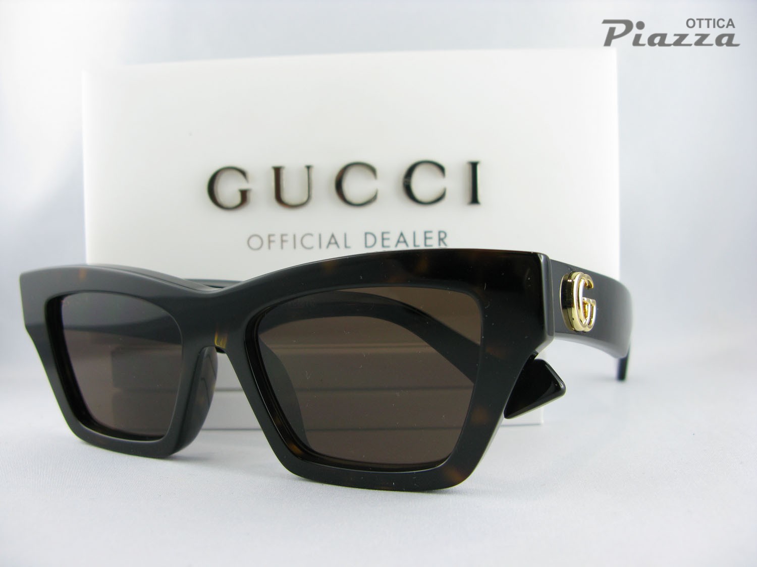 Occhiali da sole Gucci GG1753s 002 marroni